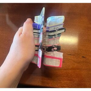 Acrylic Jumbo Book Stack Hair Claw Clip